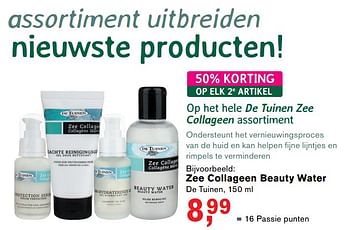 Aanbiedingen Zee collageen beauty water - De Tuinen - Geldig van 17/07/2017 tot 06/08/2017 bij Holland & Barrett