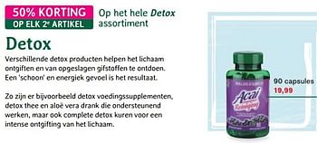 Aanbiedingen Detox acai - Huismerk - Essenza - Geldig van 17/07/2017 tot 06/08/2017 bij Holland & Barrett