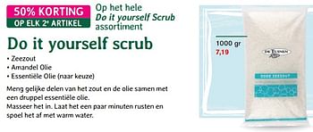 Aanbiedingen Do it yourself scrub - De Tuinen - Geldig van 17/07/2017 tot 06/08/2017 bij Holland & Barrett