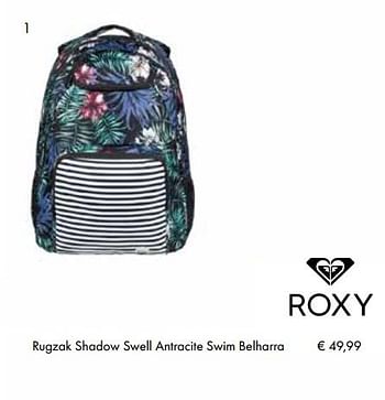 Aanbiedingen Rugzak shadow swell antracite swim belharra - Roxy - Geldig van 01/08/2017 tot 15/09/2017 bij Multi Bazar