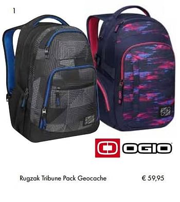 Aanbiedingen Rugzak tribune pack geocache - Ogio - Geldig van 01/08/2017 tot 15/09/2017 bij Multi Bazar