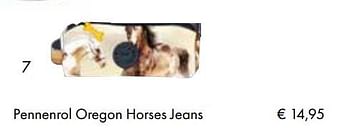 Aanbiedingen Pennenrol oregon horses jeans - Stones &amp; Bones - Geldig van 01/08/2017 tot 15/09/2017 bij Multi Bazar