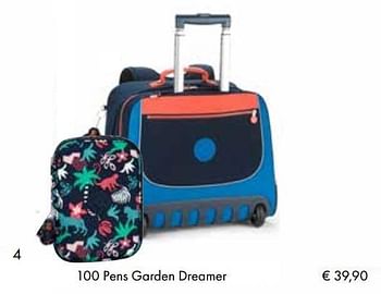 Aanbiedingen 100 pens garden dreamer - Kipling - Geldig van 01/08/2017 tot 15/09/2017 bij Multi Bazar