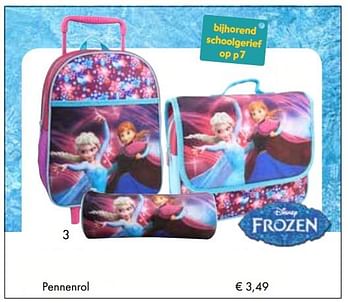 Aanbiedingen Pennenrol - Disney  Frozen - Geldig van 01/08/2017 tot 15/09/2017 bij Multi Bazar