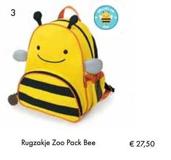Aanbiedingen Rugzakje zoo pack bee - Skip Hop - Geldig van 01/08/2017 tot 15/09/2017 bij Multi Bazar