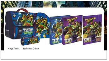 Aanbiedingen Boekentas - Ninja Turtles - Geldig van 01/08/2017 tot 15/09/2017 bij Multi Bazar