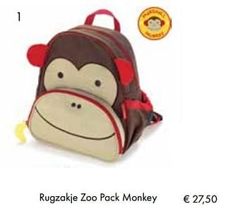 Aanbiedingen Rugzakje zoo pack monkey - Skip Hop - Geldig van 01/08/2017 tot 15/09/2017 bij Multi Bazar