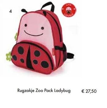 Aanbiedingen Rugzakje zoo pack ladybug - Skip Hop - Geldig van 01/08/2017 tot 15/09/2017 bij Multi Bazar