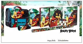 Aanbiedingen Schooletiketten - Angry Birds - Geldig van 01/08/2017 tot 15/09/2017 bij Multi Bazar