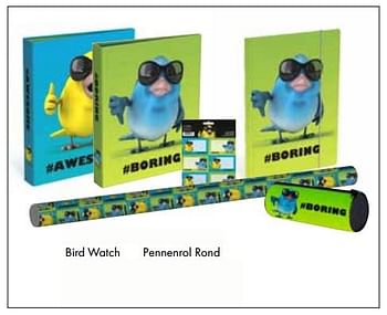 Aanbiedingen Pennenrol rond - Bird Watch - Geldig van 01/08/2017 tot 15/09/2017 bij Multi Bazar