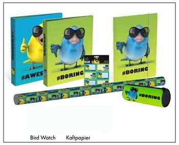 Aanbiedingen Kaftpapier - Bird Watch - Geldig van 01/08/2017 tot 15/09/2017 bij Multi Bazar