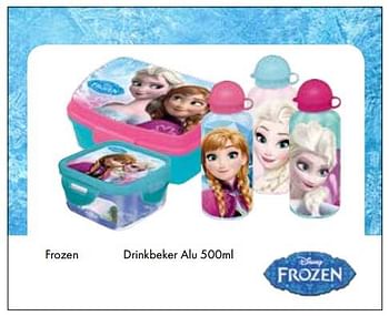 Aanbiedingen Drinkbeker alu - Disney  Frozen - Geldig van 01/08/2017 tot 15/09/2017 bij Multi Bazar