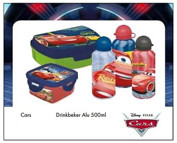 Aanbiedingen Drinkbeker alu - Cars - Geldig van 01/08/2017 tot 15/09/2017 bij Multi Bazar