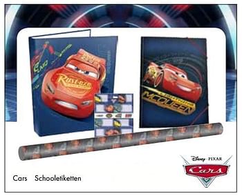 Aanbiedingen Schooletiketten - Cars - Geldig van 01/08/2017 tot 15/09/2017 bij Multi Bazar