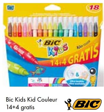 Aanbiedingen Kids kid couleur - BIC - Geldig van 01/08/2017 tot 15/09/2017 bij Multi Bazar