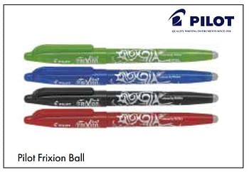 Aanbiedingen Frixion ball - Pilot - Geldig van 01/08/2017 tot 15/09/2017 bij Multi Bazar