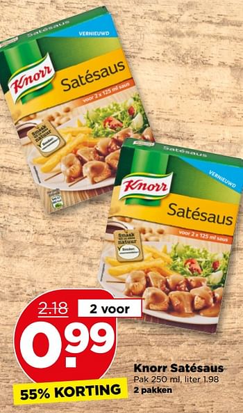 Aanbiedingen Knorr satésaus - Knorr - Geldig van 23/07/2017 tot 29/07/2017 bij Plus