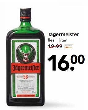Aanbiedingen Jägermeister - Jagermeister - Geldig van 22/07/2017 tot 29/07/2017 bij Em-té