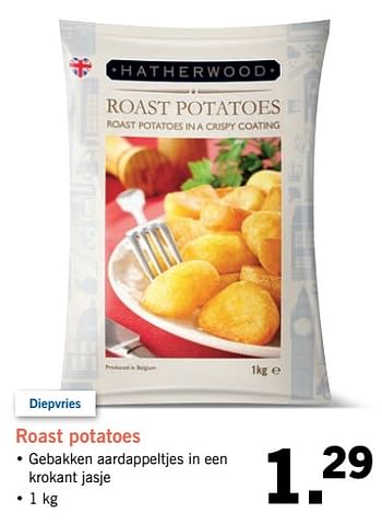 Aanbiedingen Roast potatoes - Hatherwood - Geldig van 24/01/2017 tot 30/07/2017 bij Lidl