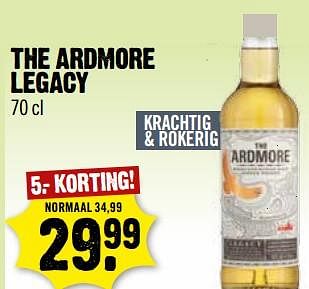 Aanbiedingen The ardmore legacy - The Ardmore - Geldig van 23/07/2017 tot 30/07/2017 bij Dirk III