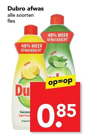Aanbiedingen Dubro afwas - dubro - Geldig van 23/07/2017 tot 30/07/2017 bij Deen Supermarkten