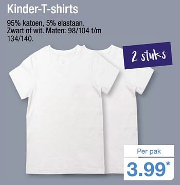 Aanbiedingen Kinder-t-shirts - Huismerk - Aldi - Geldig van 23/07/2017 tot 30/07/2017 bij Aldi