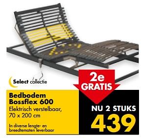Aanbiedingen Bedbodem bossflex 600 - Huismerk - Beter Bed - Geldig van 24/07/2017 tot 29/07/2017 bij Beter Bed