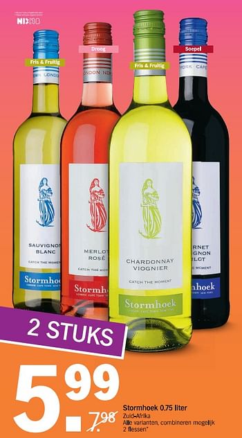 Aanbiedingen Stormhoek - Rode wijnen - Geldig van 22/07/2017 tot 29/07/2017 bij Albert Heijn