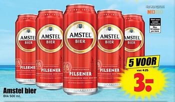 Aanbiedingen Amstel bier - Amstel - Geldig van 24/07/2017 tot 29/07/2017 bij Lekker Doen