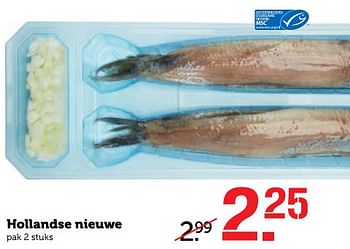 Aanbiedingen Hollandse nieuwe - Huismerk - Coop - Geldig van 24/07/2017 tot 30/07/2017 bij Coop