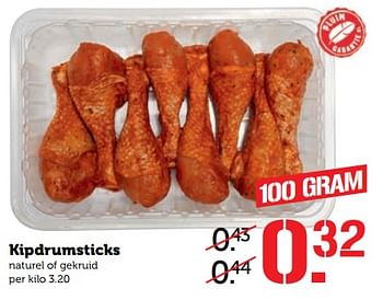 Aanbiedingen Kipdrumsticks naturel of gekruid - Huismerk - Coop - Geldig van 24/07/2017 tot 30/07/2017 bij Coop