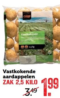 Aanbiedingen Vastkokende aardappelen - Huismerk - Coop - Geldig van 24/07/2017 tot 30/07/2017 bij Coop
