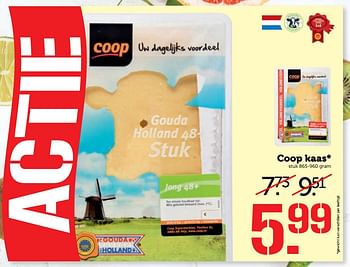 Aanbiedingen Coop kaas - Huismerk - Coop - Geldig van 24/07/2017 tot 30/07/2017 bij Coop