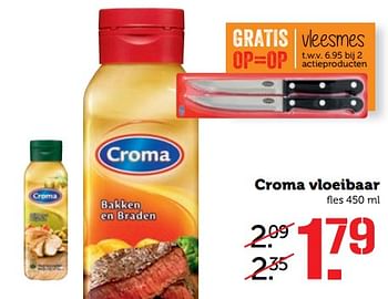 Aanbiedingen Croma vloeibaar - Croma - Geldig van 24/07/2017 tot 30/07/2017 bij Coop
