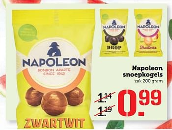 Aanbiedingen Napoleon snoepkogels - Napoleon - Geldig van 24/07/2017 tot 30/07/2017 bij Coop