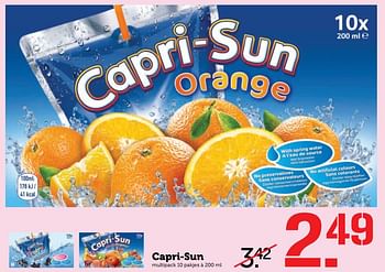 Aanbiedingen Capri-sun - Capri-Sun - Geldig van 24/07/2017 tot 30/07/2017 bij Coop