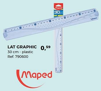 Aanbiedingen Lat graphic - Maped - Geldig van 01/08/2017 tot 12/09/2017 bij Supra Bazar