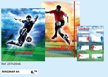 Aanbiedingen Ringmap a4 - Voetbal International - Geldig van 01/08/2017 tot 12/09/2017 bij Supra Bazar