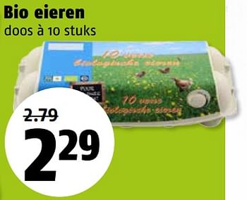 Aanbiedingen Bio eieren - Huismerk Poiesz - Geldig van 24/07/2017 tot 30/07/2017 bij Poiesz