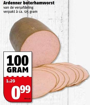 Aanbiedingen Ardenner boterhamworst - Huismerk Poiesz - Geldig van 24/07/2017 tot 30/07/2017 bij Poiesz