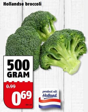 Aanbiedingen Hollandse broccoli - Huismerk Poiesz - Geldig van 24/07/2017 tot 30/07/2017 bij Poiesz