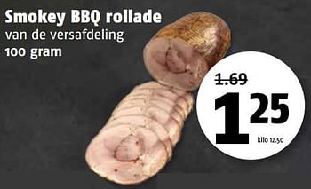 Aanbiedingen Smokey bbq rollade - Huismerk Poiesz - Geldig van 24/07/2017 tot 30/07/2017 bij Poiesz