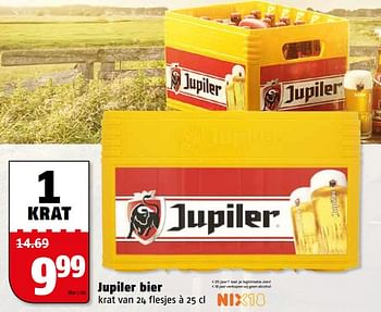 Aanbiedingen Jupiler bier - Jupiler - Geldig van 24/07/2017 tot 30/07/2017 bij Poiesz