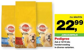 Aanbiedingen Pedigree hondenvoeding - Pedigree - Geldig van 24/07/2017 tot 06/08/2017 bij Jumper