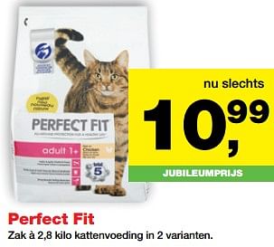 Aanbiedingen Perfect fit kattenvoeding - Perfect Fit  - Geldig van 24/07/2017 tot 06/08/2017 bij Jumper