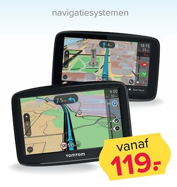 Aanbiedingen Navigatiesystemen - TomTom - Geldig van 24/07/2017 tot 30/07/2017 bij Kijkshop