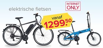 Aanbiedingen Elektrische fietsen - Huismerk - Kijkshop - Geldig van 24/07/2017 tot 30/07/2017 bij Kijkshop