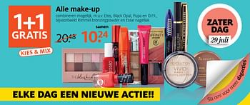 Aanbiedingen Alle make-up - Huismerk - Etos - Geldig van 24/07/2017 tot 30/07/2017 bij Etos