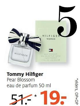 Aanbiedingen Tommy hilfiger pear blossom eau de parfum - Tommy Hilfiger - Geldig van 24/07/2017 tot 30/07/2017 bij Etos