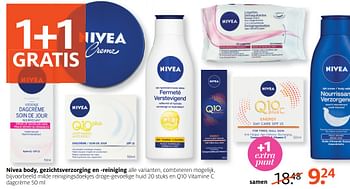 Aanbiedingen Nivea body, gezichtsverzorging en -reiniging - Nivea - Geldig van 24/07/2017 tot 30/07/2017 bij Etos